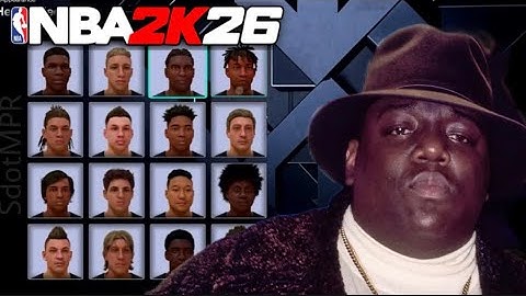 *BEST* BIGGIE SMALLS NBA 2K26 FACE CREATION! HOW TO MAKE NOTORIOUS B.I.G on NBA 2K26!