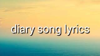 Diary song lyrics