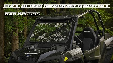 Full Glass Windshield Install -Polaris RZR XP 1000 - SuperATV