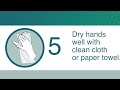 Reduce the spread of infectious diseases: How to properly wash your hands (described video)