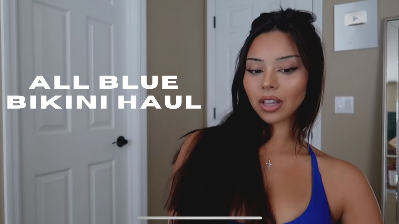 ALL BLUE SWIM HAUL | TIANA MUSARRA - YouTube