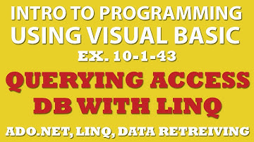 10-1-43 Visual Basic: Querying Movies Database with MS Access and Linq
