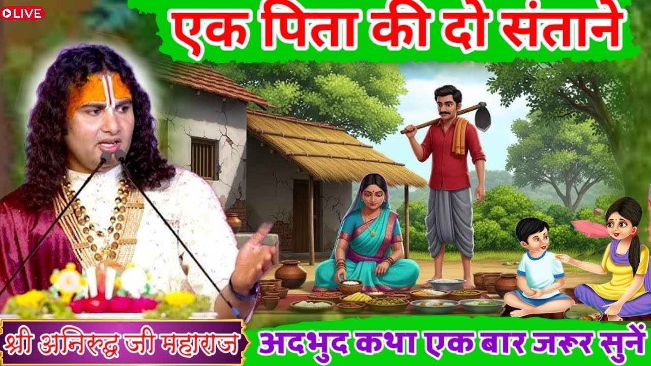 एक पिता की दो संताने अदभुद कथा एक बार जरूर सुनें😳