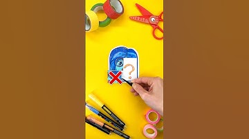 Solving Paper Craft Puzzle with Sadness by Inside Out 🧩#insideout2 #puzzle #insideout #papercraft