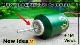 How to make 12v DC 775 high rpm Motor. 12v DC मोटर कैसे बनाये। (+1M Views)