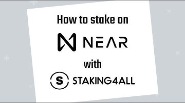How to stake on Near