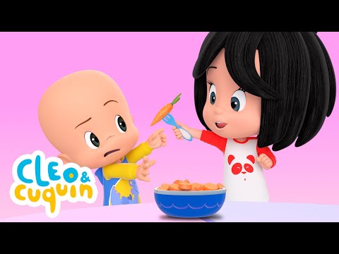 ¡Hora de verduras! 🥑🍉 canción infantil para bebés con Cleo y Cuquín