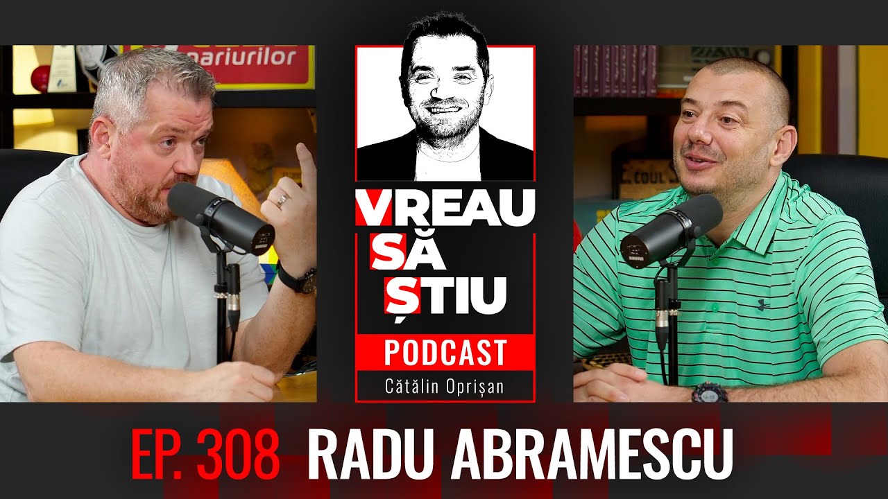 ABRAMESCU: ”M-am apucat pe la 16 ani. Am început cu un coș de sus!” | VREAU SĂ ȘTIU EP 308