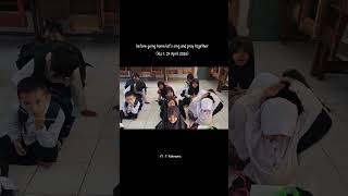 pembiasaan sblm plg.. kls1