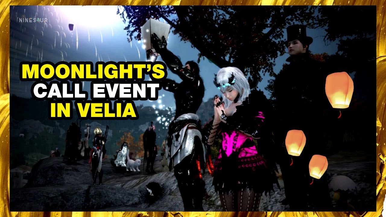 BLACK DESERT ONLINE Moonlight's Call Event in Velia!  ✨ NINESAUR