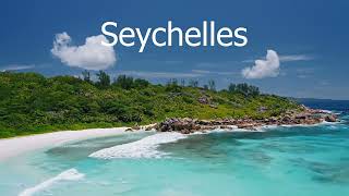 FLYING OVER SEYCHELLES 4K UHD - RELAXING MUSIC NATURE/TRAVEL VIDEOS