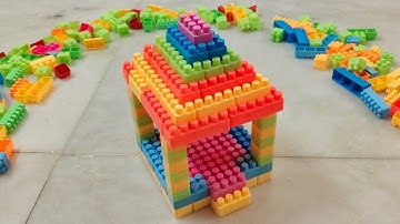 Satisfying DIY Temple ASMR/ Building Blocks/block game /lego building fun#asmr#buildingblocks#lego