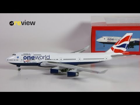 航空機・ヘリコプター BRITISH AIRWAYS ONE WORLD 1/200 747-400 ARD Inflight 200 British Airways BA B747-400 