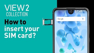 Wiko View2 collection tutorial - How to insert your SIM card?
