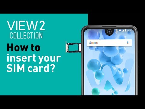 Wiko View2 collection tutorial - How to insert your SIM card?