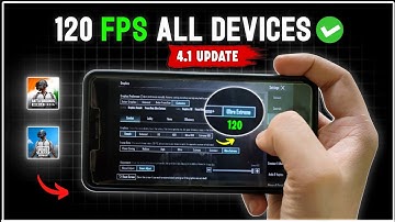 Unlock 120 FPS Super Smooth Graphics in BGMI New Update 4.1 | 120 FPS in BGMI