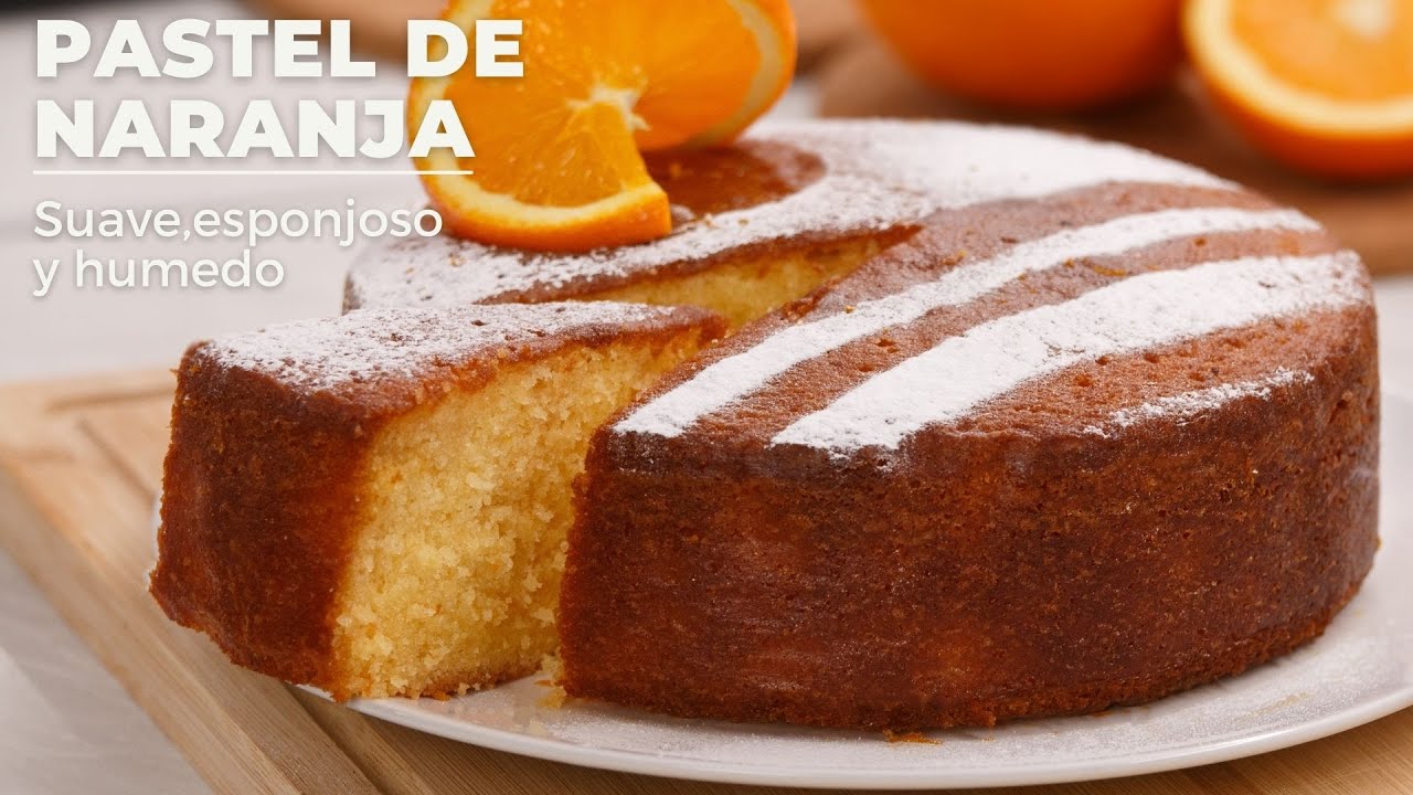 Orange cake, a soft, fluffy and moist cake recipe, so easy that it will  surprise you - YouTube