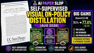 Self-Supervised Visual On-Policy Distillation (Aug 2026)