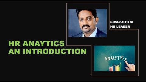 Introduction to HR Analytics