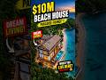 $10M Beach House Hidden in Paradise 🌴🏝️ Would You Live Here?!  #dreamhouse #luxuryliving