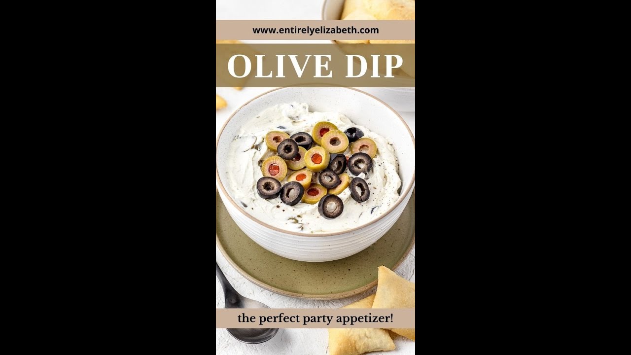 Cream Cheese Olive Dip YouTube