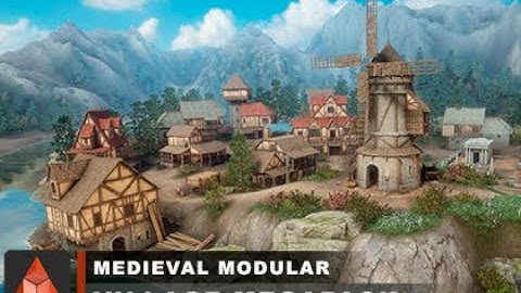 Modular Medieval Village MegaPack | Environment Walkthrough  | Unity Assetstore | Game-Ready Assets