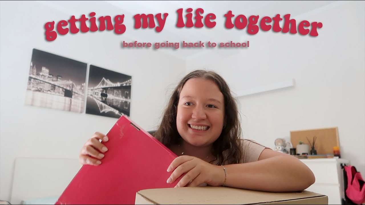 GETTING MY LIFE TOGETHER BEFORE BACK TO SCHOOL | roupa, compras, agenda, limpezas e organização