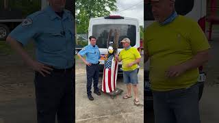 Eagle Chainsaw Carving Salute to Service