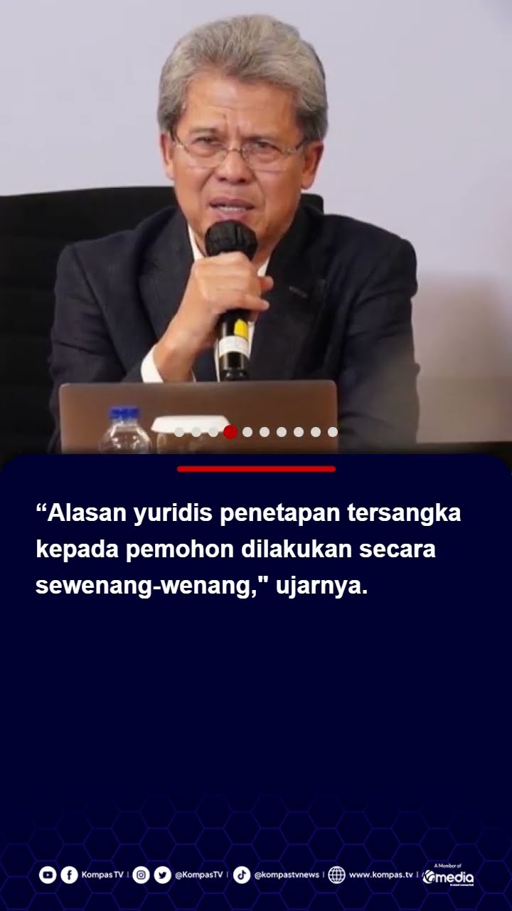 Todung: Penetapan Tersangka Hasto oleh KPK Dilakukan:: secara Sewenang-wenang #kpk