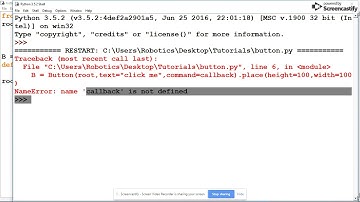 Exploring Python Graphics #7 ADVANCED - Using the buttons