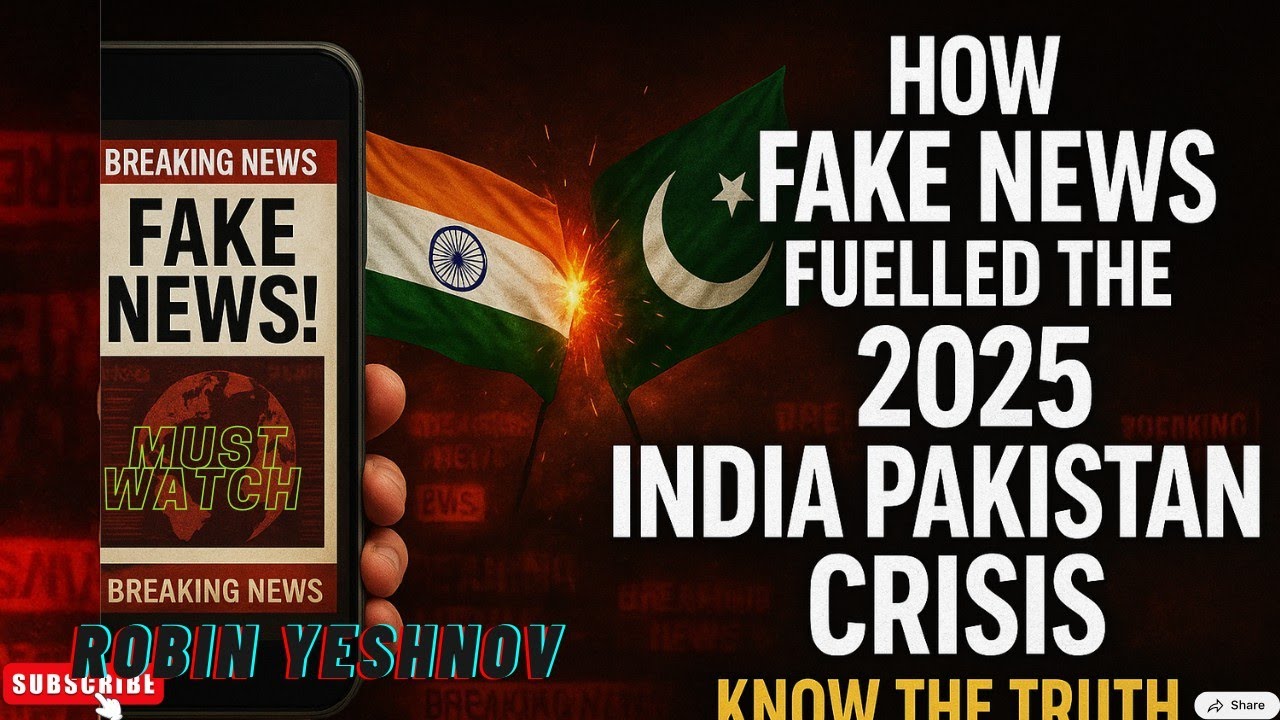 KNOW THE TRUTH || HOW FAKE NEWS FUELLED THE 2025 INDIA - PAKISTAN CRISIS || ROBIN YESHNOV