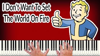 I Don't Want To Set The World On Fire - The Ink Spots - PIANO TUTORIAL