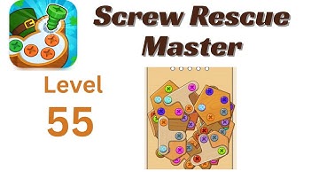 Screw Rescue Master Level 55 Walkthrough 🔩🧩 | Go Answer