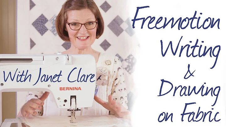Freemotion Writing and Drawing on Fabric by Janet ...