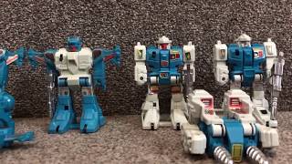 Transformers generation one jumpstarters complete collection. Vintage G1 rare Mexican variant iga.