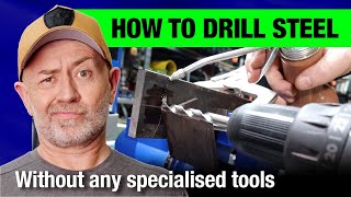 How to drill steel without any special tools (dead easy solution) | Auto Expert John Cadogan