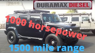 Hummer H2 Duramax Diesel Turbo 1200Ft Lbs Torque