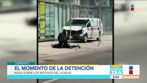 Momento de la detención de Alek Minassian, autor del atropellamiento en Toronto | Francisco Zea