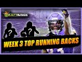 4 RUNNING BACKS  to Target in NFL DFS Week 3 on  DraftKings