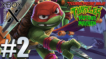 Teenage Mutant Ninja Turtles: Mutants Unleashed (XboxSeriesX) Gameplay Walkthrough Part 2 [4K 60FPS]
