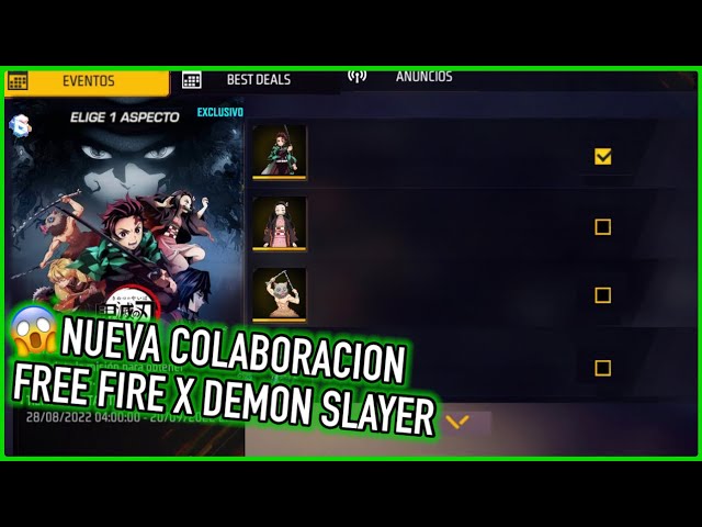 Free Fire e Demon Slayer: Kimetsu no Yaiba se unem em uma nova colaboração