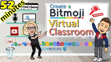 How to Create Bitmoji Virtual Classroom in Google Slides & Update Automatically in Google Classroom