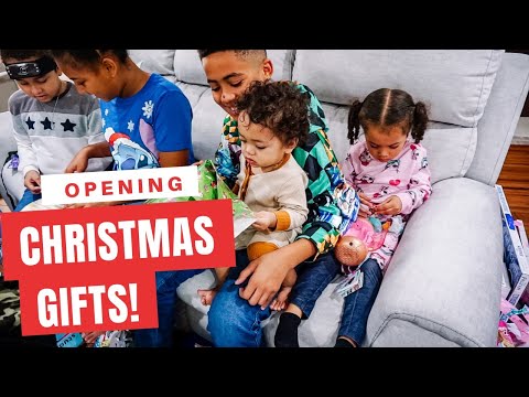 Kids Opening Christmas Gifts! Christmas 2021