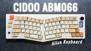 Cidoo ABM066ㅣCost-effectiveness in the $50 range!💕Entry-level Alice Layout Ergonomic Keyboard Sound🔊