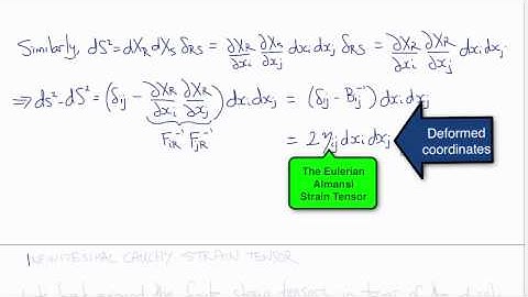 BENG 110: Strain Tensors