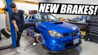 Upgrading Brakes on the WRX! by Robbie Ferreira 37,649 views 1 year ago 13 minutes, 31 seconds