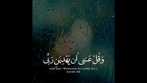 وَاذْكُرْ رَبَّكَ إِذَا نَسِيتَ || اسلام صبحي || تلاوة هادئة ❤💜