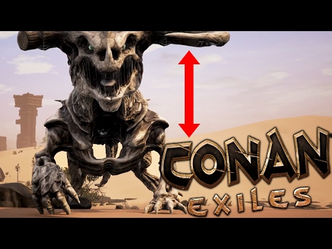 Conan Exiles - BIGGEST MONSTER IN THE GAME?? - (Conan Free Play Gameplay)