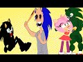 Sonic meeting Granny - Hulk Sonic The HedgeHog and Amy Rose - Funny Moments