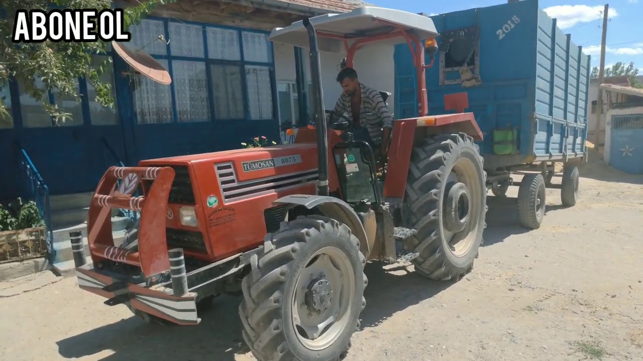 Newholland 70-56 ile saman atma olayı(Tümosan saman getiriyor)